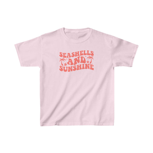 Seashells & Sunshine Graphic Tee - Kids