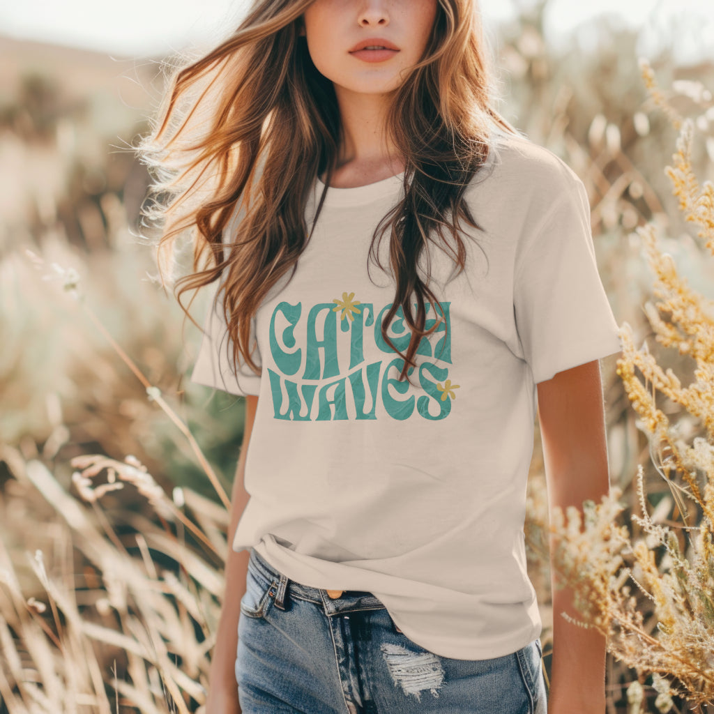 Catch Waves Graphic Tee