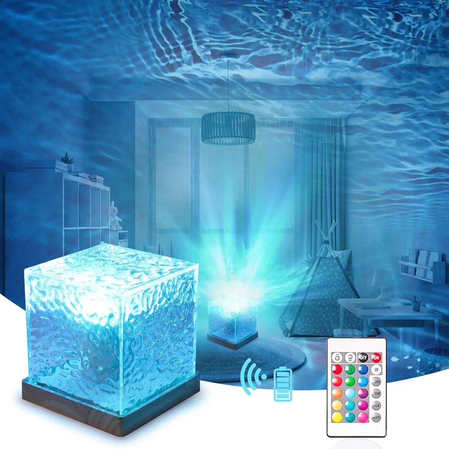 Crystal Ocean Night Lamp