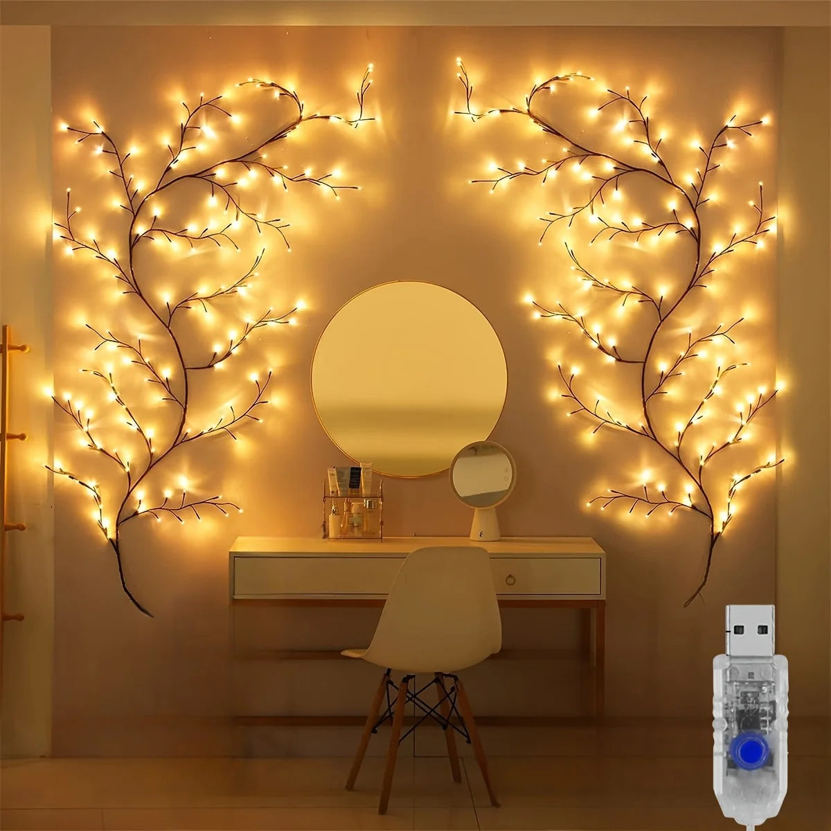 LED Willow Vine Lights